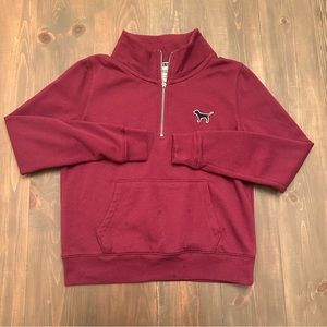 PINK (Victoria’s Secret) half zip sweater